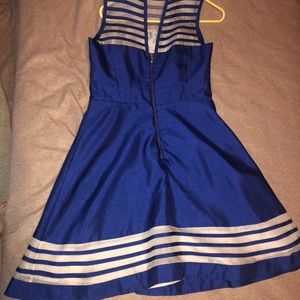 Blue & sheer skin tone Taylor dress!